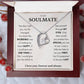 To My Soulmate Incredible Way Forever Love Necklace