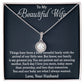 To My Beautiful Wife Greatest Joy Eternal Hope Necklace