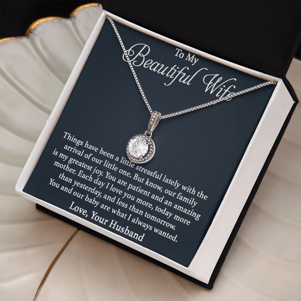 To My Beautiful Wife Greatest Joy Eternal Hope Necklace