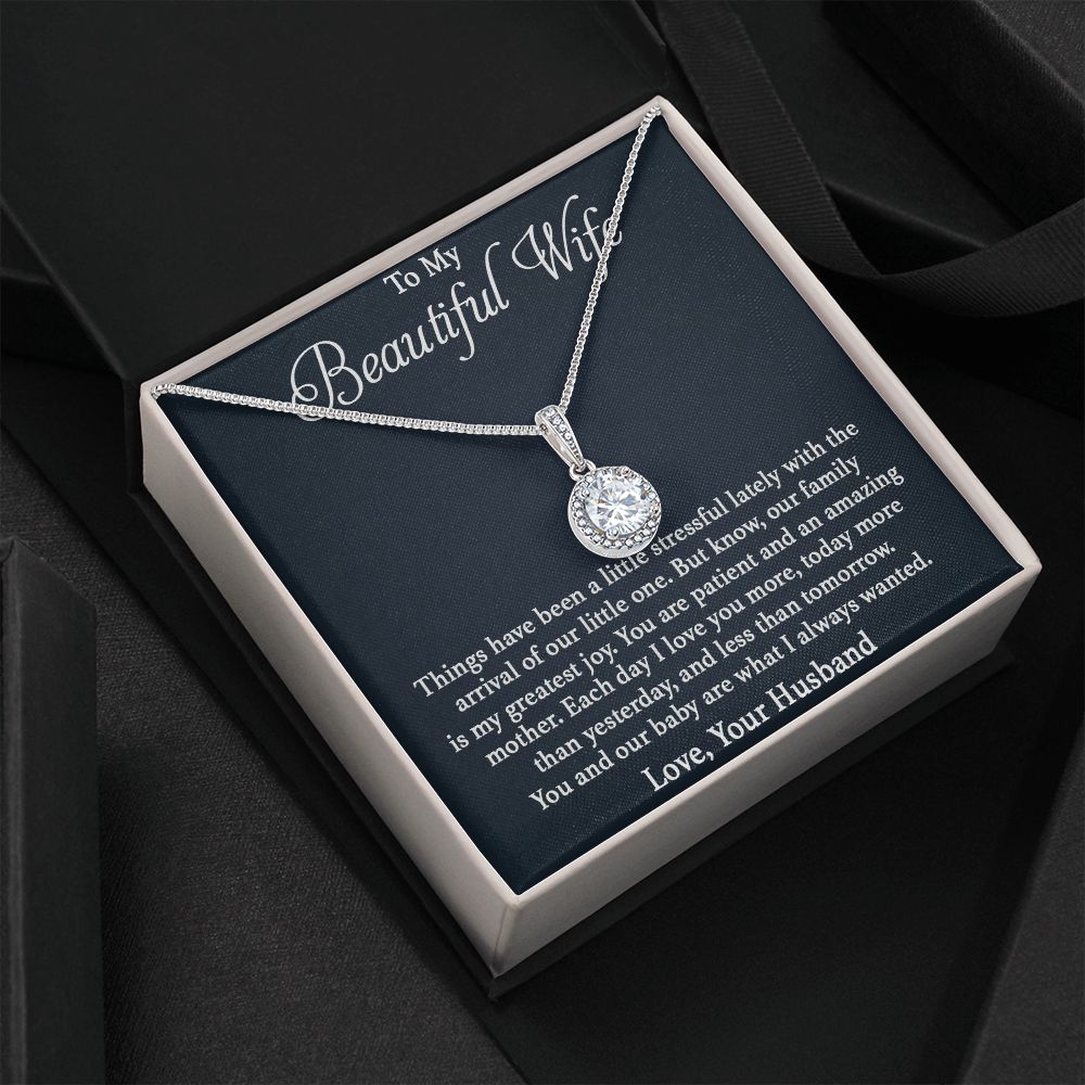 To My Beautiful Wife Greatest Joy Eternal Hope Necklace