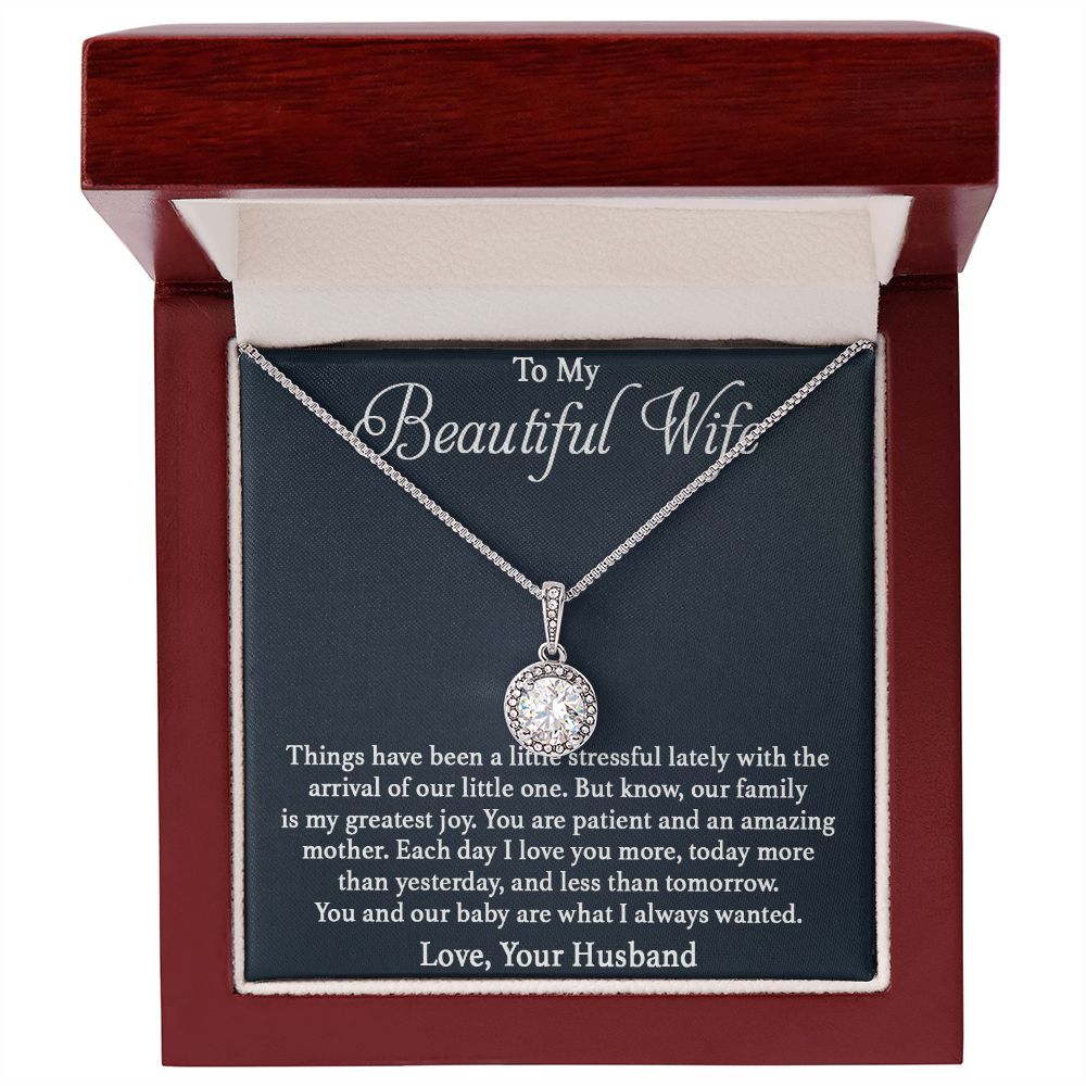 To My Beautiful Wife Greatest Joy Eternal Hope Necklace