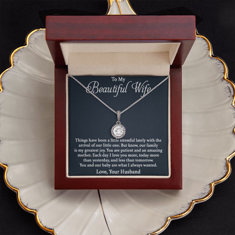 To My Beautiful Wife Greatest Joy Eternal Hope Necklace