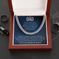 To My Dad Greatest Cuban Link Chain