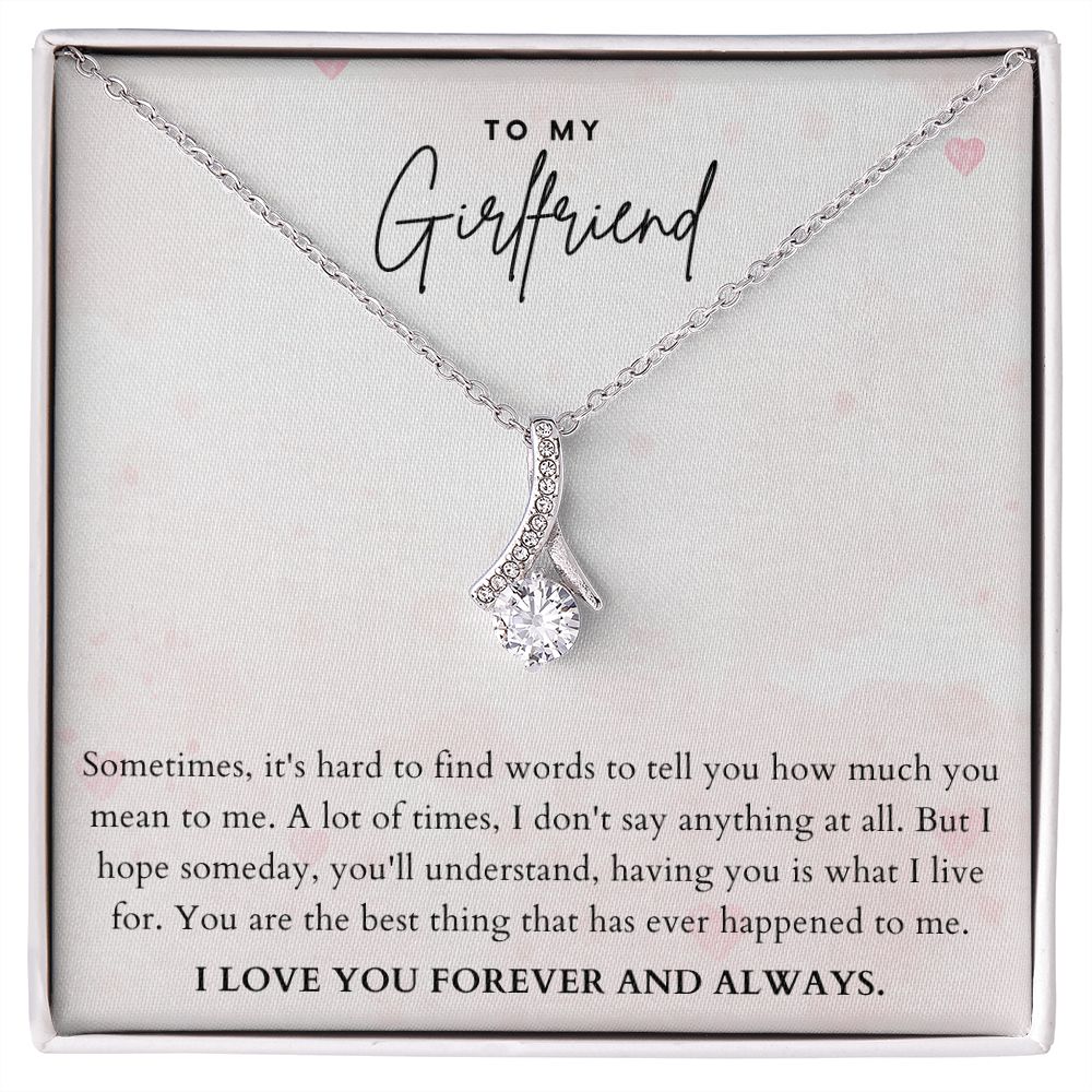 To My Girlfriend Hope Alluring Beauty Necklace