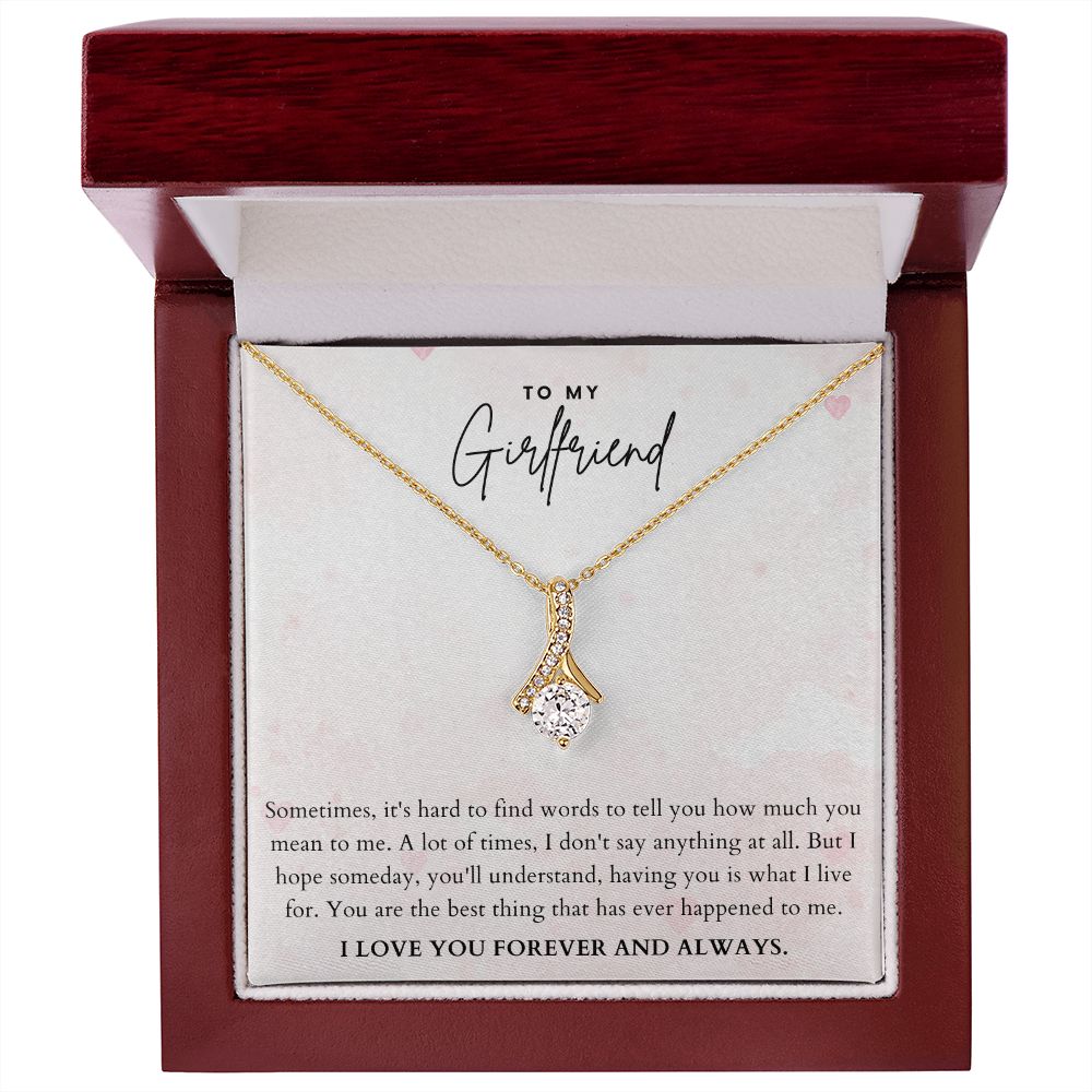 To My Girlfriend Hope Alluring Beauty Necklace