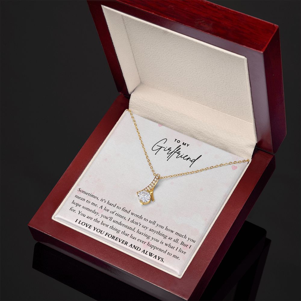 To My Girlfriend Hope Alluring Beauty Necklace