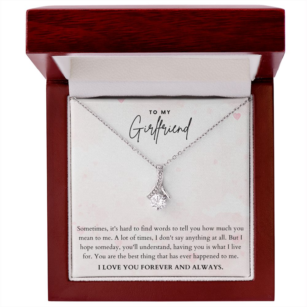 To My Girlfriend Hope Alluring Beauty Necklace