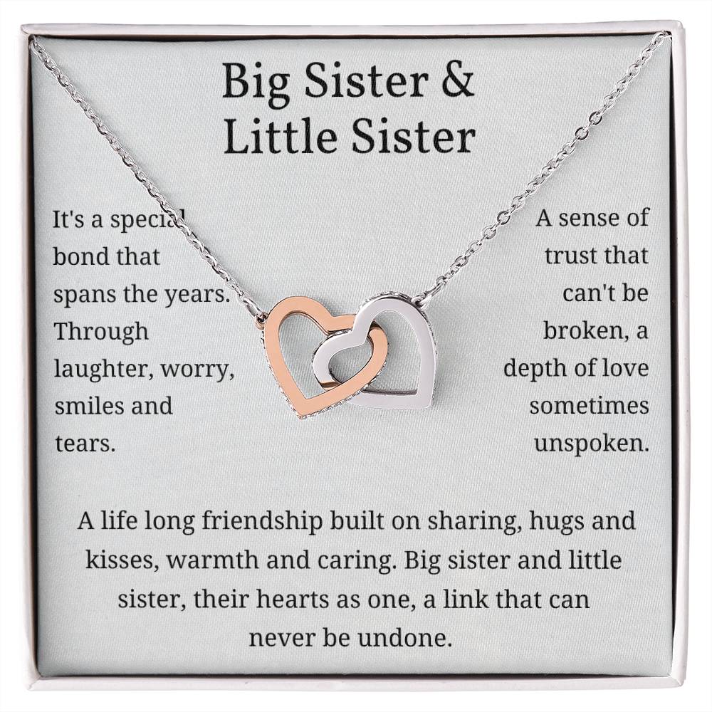 Big Sister & Little Sister - Trust Interlocking Hearts