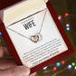 To My Beautiful Wife, Love Stories Are Great Interlocking Hearts Necklace