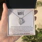 To My Beautiful Wife, Love Stories Are Great Forever Love Necklace