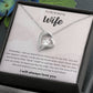 To My Amazing Wife, I Am So Thankful Forever Love Necklace