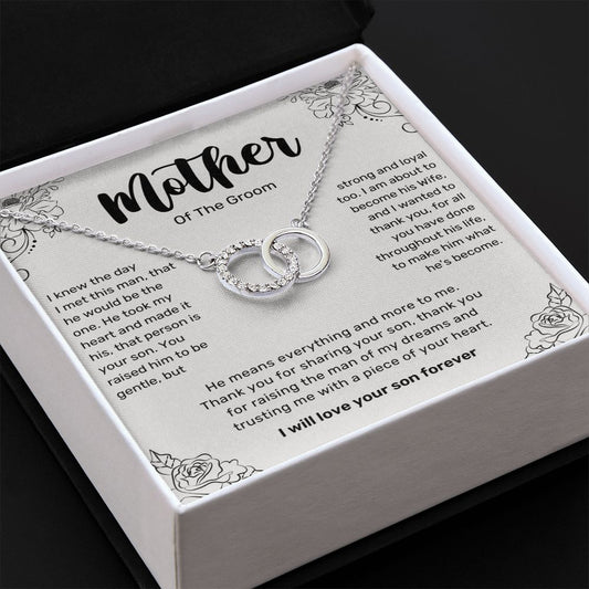 Mother Of The Groom Love Perfect Pair Necklace