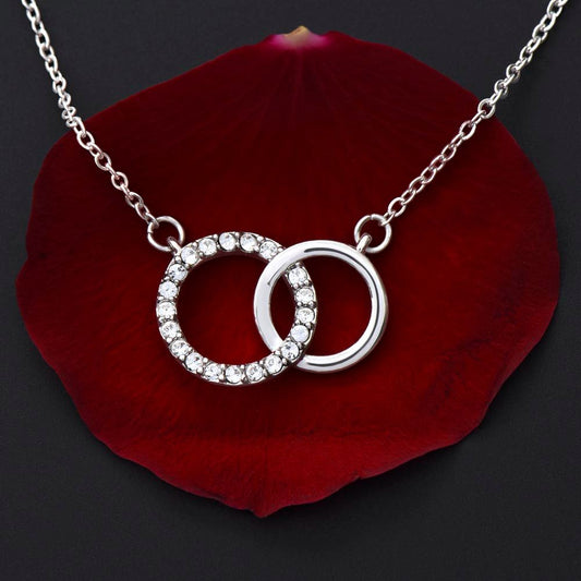 To My Girlfriend Better Person Perfect Pair Necklace