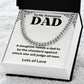 Cuban Link Chain Gifts for Men, Silver Chunky Necklace Graduation Gifts for Him Boys Fathers Day Valentines Christmas for Step Dad Son Grandpa Boyfriend Husband