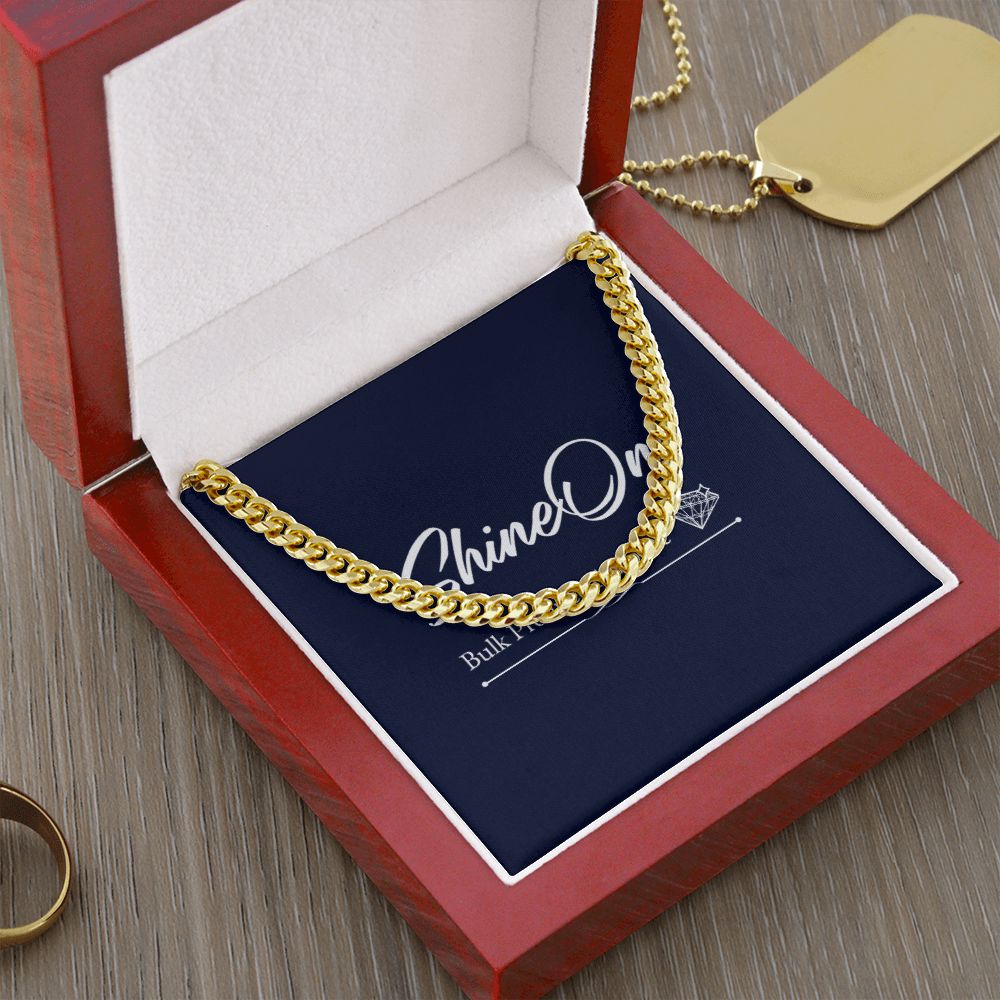 Cuban Link Chain Bulk Template