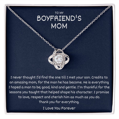 Boyfriends Mom Necklace, Gifts For Boyfriend's Mom, To My Boyfriends Mom Gifts, To My Boyfriends Mom Necklace, Boyfriends Mom Christmas Gifts