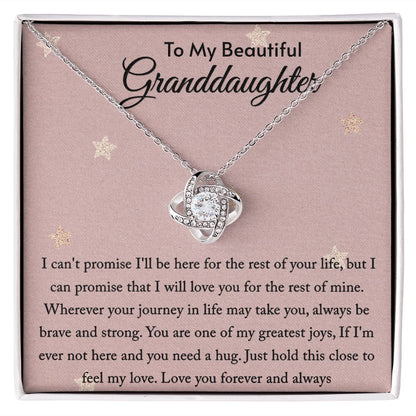 To My Granddaughter Necklace, Necklaces for Women Teen Girls, Necklaces Gifts for Granddaughter From Grandma Grandpa, Birthday Christmas Mothers Valentines Day Graduation Pendant Jewelry Gifts