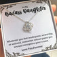 Gifts for Daughters From Mothers, To My Daughter Necklace, Necklaces for Women,Birthday Christmas Mothers Valentines Day Graduation Jewelry Gifts for Women Teenage Girls,Badass Daughter Gifts From Dad