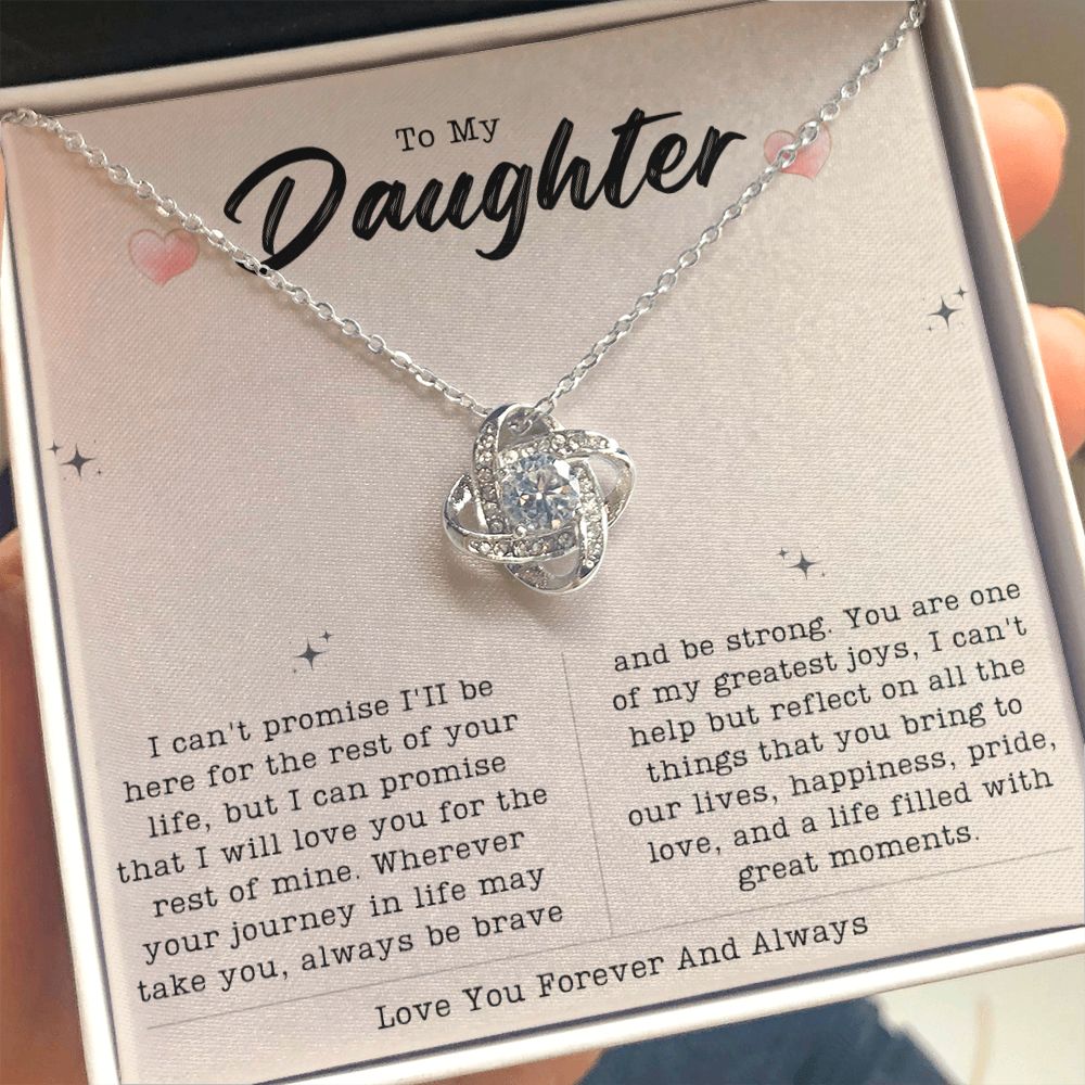 Daughter Gifts From Dad, Daughter Gift From Mom, To My Daughter Necklace, Father Daughter Gifts, Mothers Valentines Day Birthday Christmas Graduation Wedding Jewelry Gift For Teen Girls Women