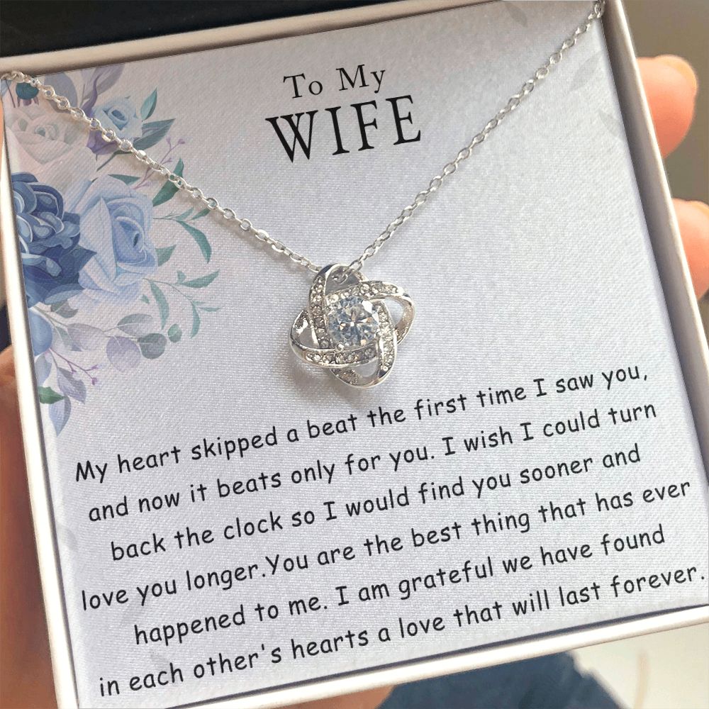 Wife Necklace Gifts from Husband, Christmas Gift For Wife,To My Wife Necklace From Husband,To My Soulmate Necklace For Women,Gifts For Wife Romantic,Birthday Mothers Valentines Day Anniversary Jewelry