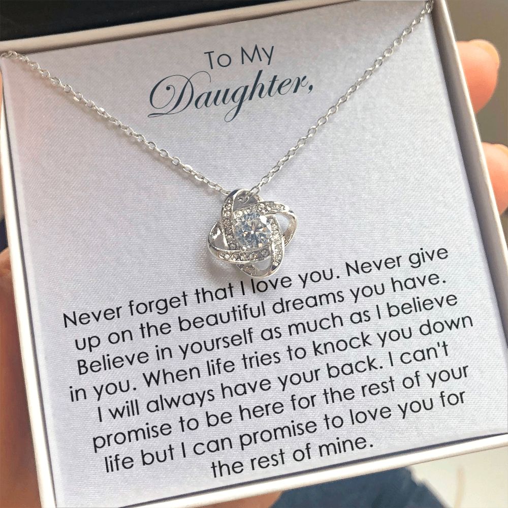 Necklace for Daughter, To My Daughter Necklace, Necklaces for Women, Christmas Gifts for Teenage Girl Women From Dad, Birthday Gift for Daughter, Father Daughter Gifts, Daughter Necklaces from Mom