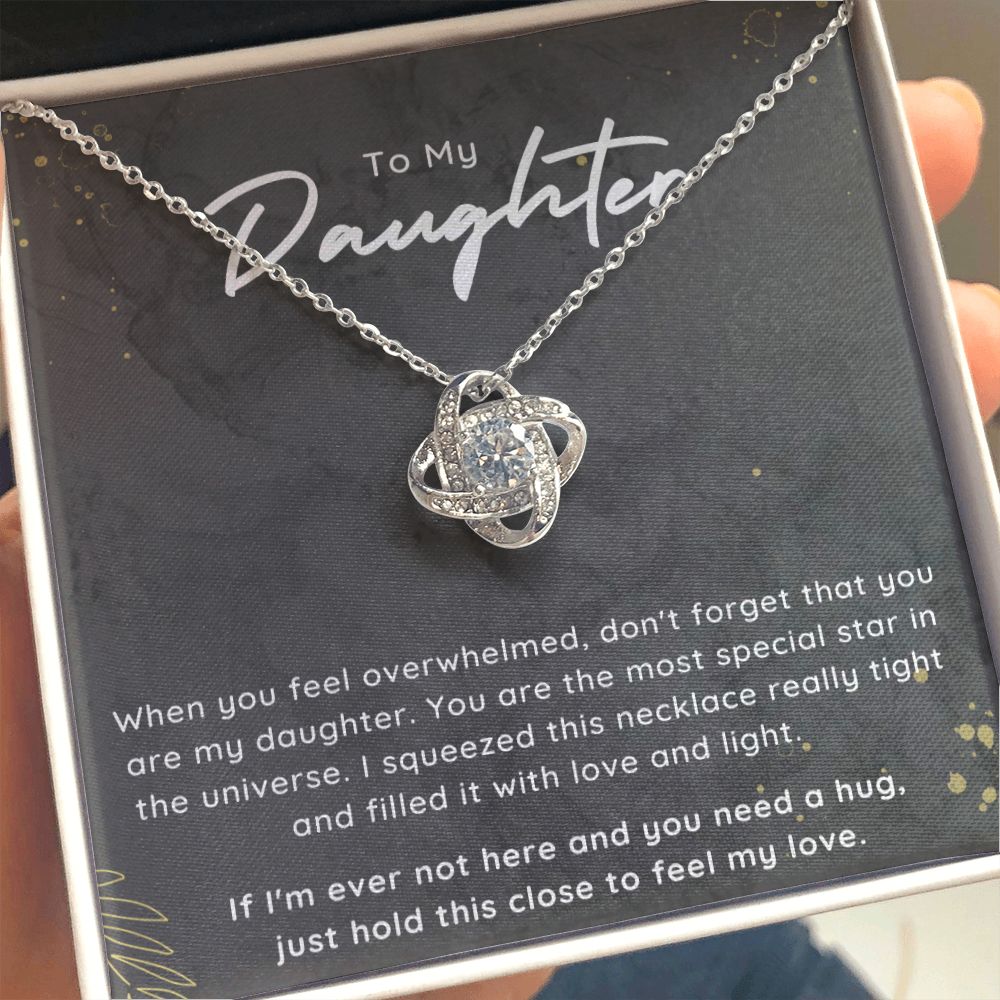 Daughter Necklaces From Mom, Daughter Gift From Mom, Mother Daughter Gift From Mom, Birthday Gifts For Daughter From Mothers,Daughter Gifts From Dad,To My Daughter Necklace Jewelry Gift Box,Christmas