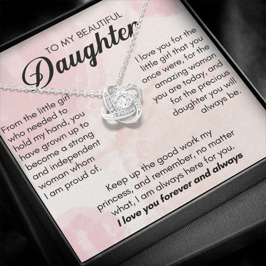 Necklace For Daughter, Sentimental Necklace, Daughter Birthday Gift, Daughter Graduation Gift, Daughter Gift Necklace, Christmas Gift For Her, Valentine's Day Present, Mothers Day Gifts