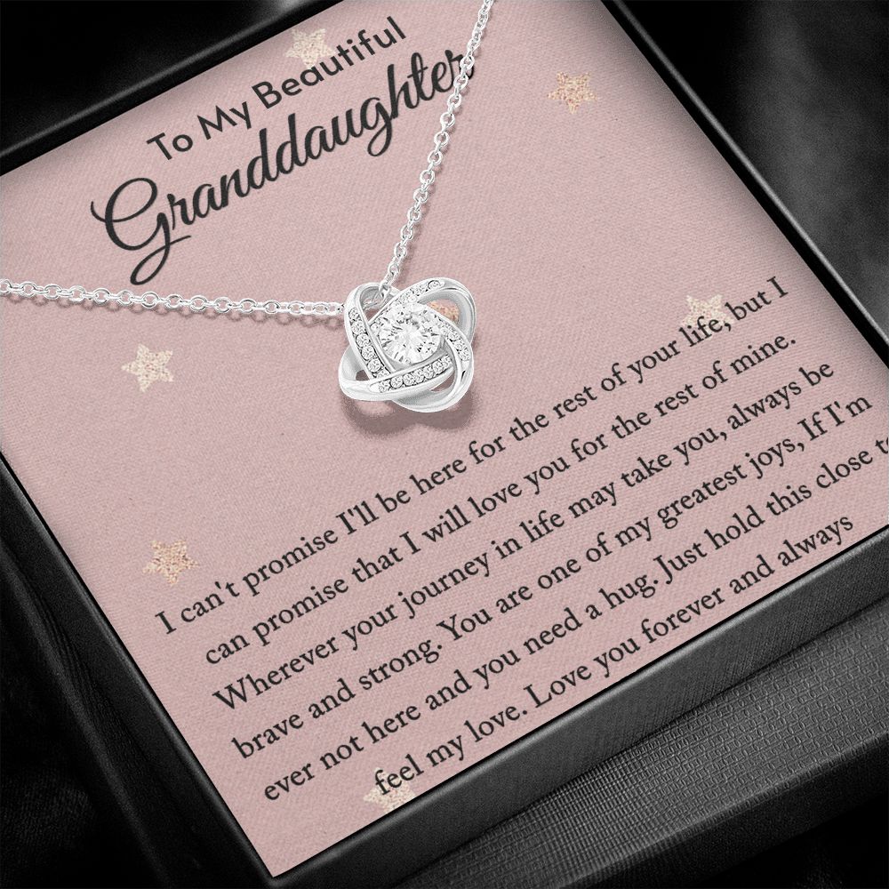 To My Granddaughter Necklace, Necklaces for Women Teen Girls, Necklaces Gifts for Granddaughter From Grandma Grandpa, Birthday Christmas Mothers Valentines Day Graduation Pendant Jewelry Gifts