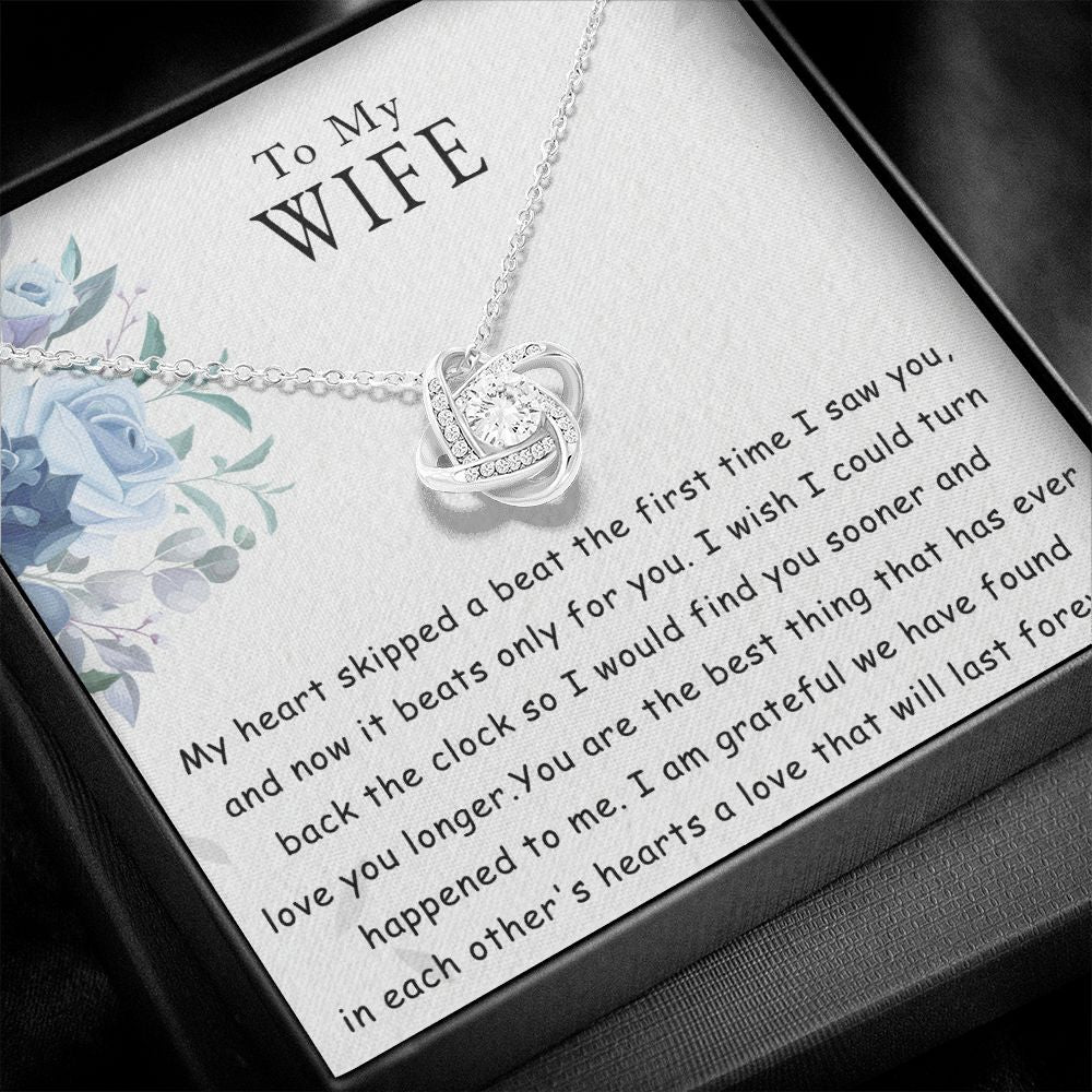 Wife Necklace Gifts from Husband, Christmas Gift For Wife,To My Wife Necklace From Husband,To My Soulmate Necklace For Women,Gifts For Wife Romantic,Birthday Mothers Valentines Day Anniversary Jewelry