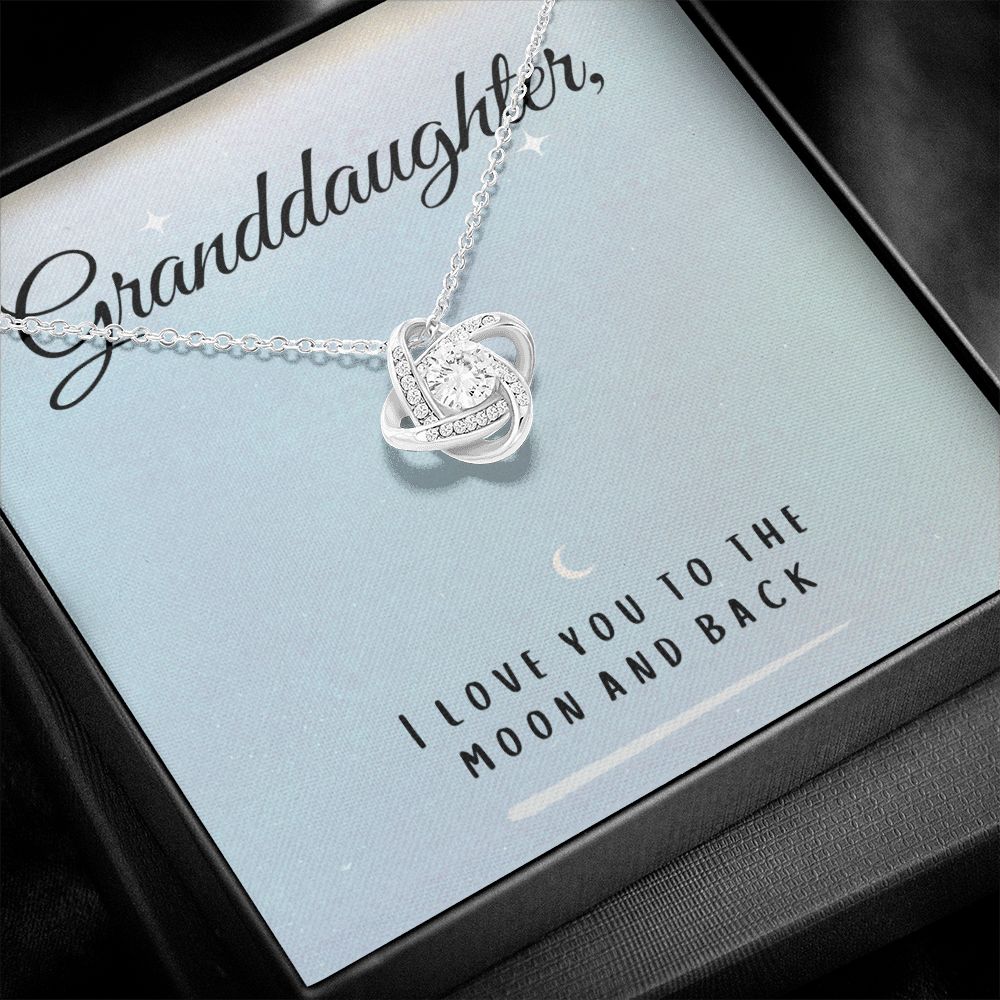 Granddaughter Gifts From Grandma, Granddaughter Necklace From Nana Grandpa Grandparents Jewelry Pendant Gift Box, Birthday Gifts For Granddaughter, Gift On Valentines Mothers Day Christmas Graduation