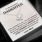 Daughter - Stronger Than You Feel - Love Knot Necklace