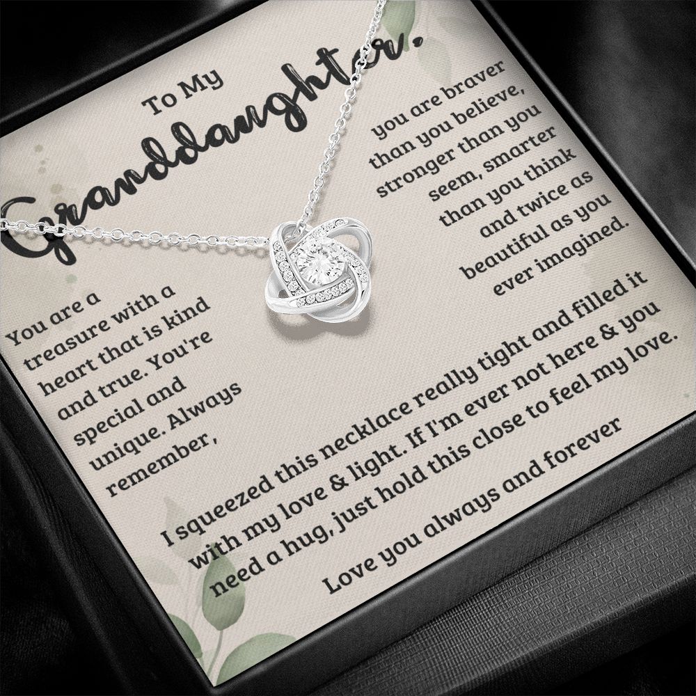 Granddaughter Gifts From Grandma,Granddaughter Necklace From Nana Grandpa Grandparents Mom Dad Jewelry Gift Box,Christmas Valentines Mothers Day Anniversary Birthday Graduation Gifts For Granddaughter