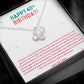 Happy 40th Birthday - Special Day Love Knot Necklace