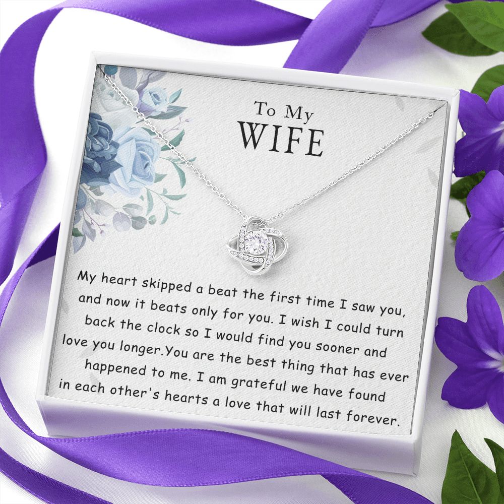 Wife Necklace Gifts from Husband, Christmas Gift For Wife,To My Wife Necklace From Husband,To My Soulmate Necklace For Women,Gifts For Wife Romantic,Birthday Mothers Valentines Day Anniversary Jewelry