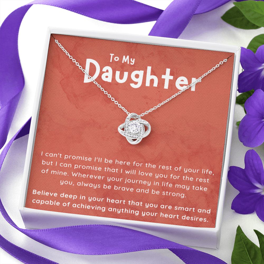 Daughter Gift From Mom , Mother Daughter Necklace, To My Daughter Necklace, Father Daughter Gifts, Mothers Valentines Day Birthday Christmas Graduation Wedding Jewelry Gift For Teen Girls Women