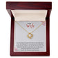 To MY Wife Dearest Love Knot Necklace