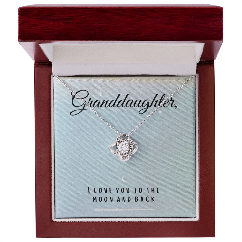 Granddaughter Gifts From Grandma, Granddaughter Necklace From Nana Grandpa Grandparents Jewelry Pendant Gift Box, Birthday Gifts For Granddaughter, Gift On Valentines Mothers Day Christmas Graduation