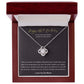 Happy 40th Birthday - Incredible Milestone Love Knot Necklace