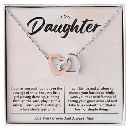 Daughter Gift From Mom To Daughter Necklace For Daughter Gift For Daughter From Mom Daughter Gift From Dad To Daughter Birthday Gift, Daughter Graduation Gift From Parents, Gift For Valentines Mothers