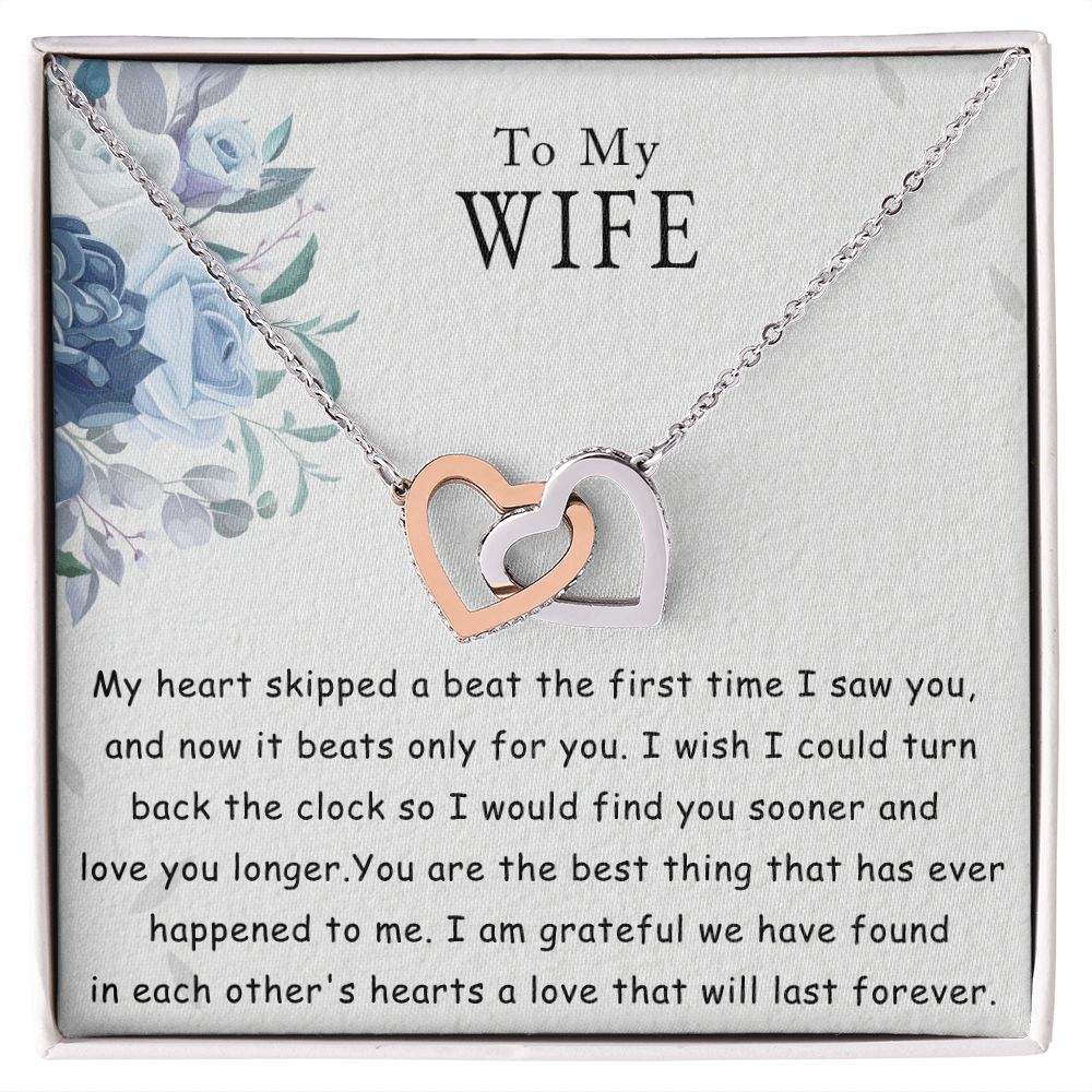 To My Wife Necklace From Husband, Gifts For Wife Romantic, Christmas Gift For Wife, To My Soulmate Necklace For Women, Wife Necklace Gift, Necklace For Wife,Birthday Valentines Day Anniversary Jewelry