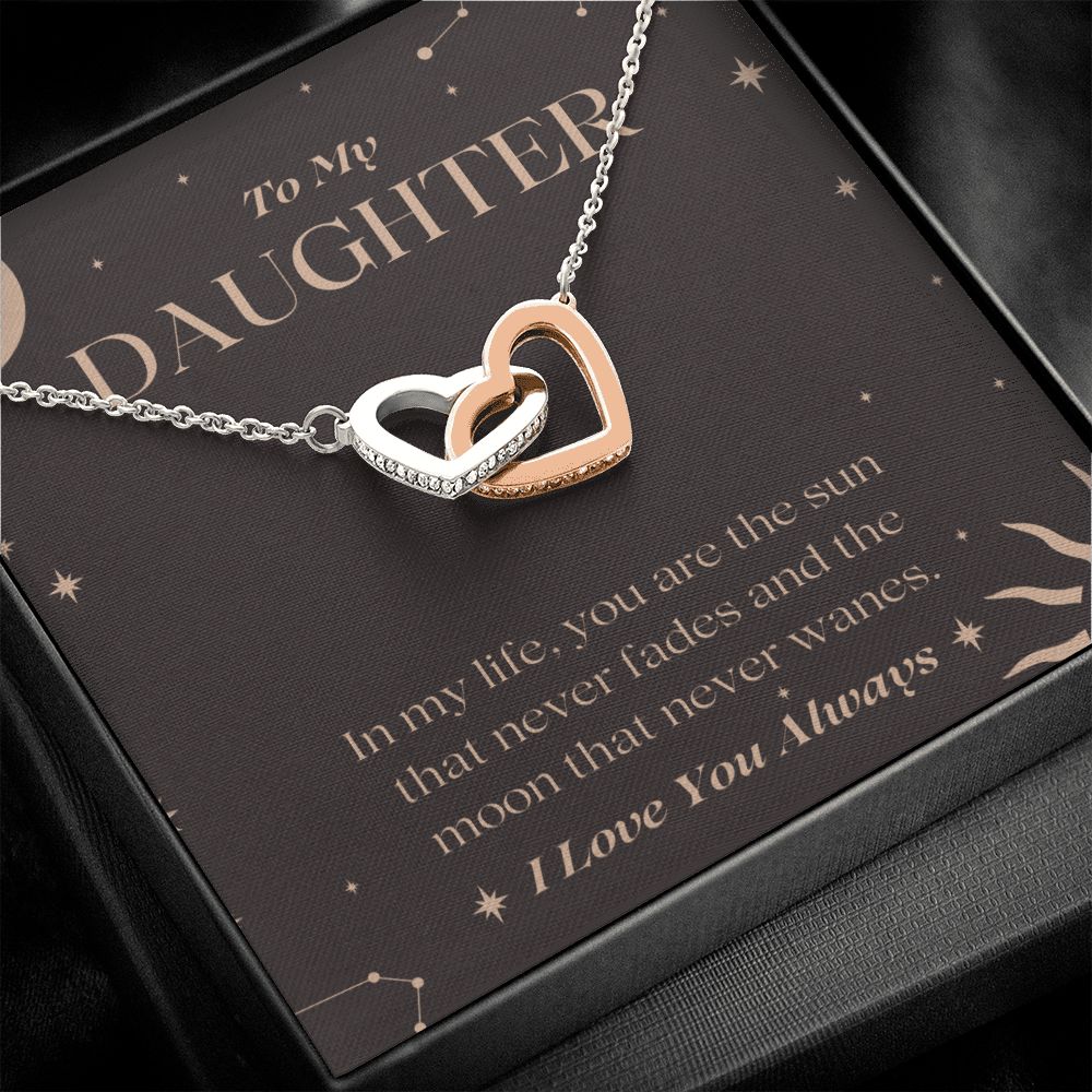 Gifts For Daughter - In My Life - Interlocking Hearts Necklace