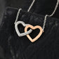 Gifts For Daughter - If Fate Whispers - Interlocking Hearts Necklace