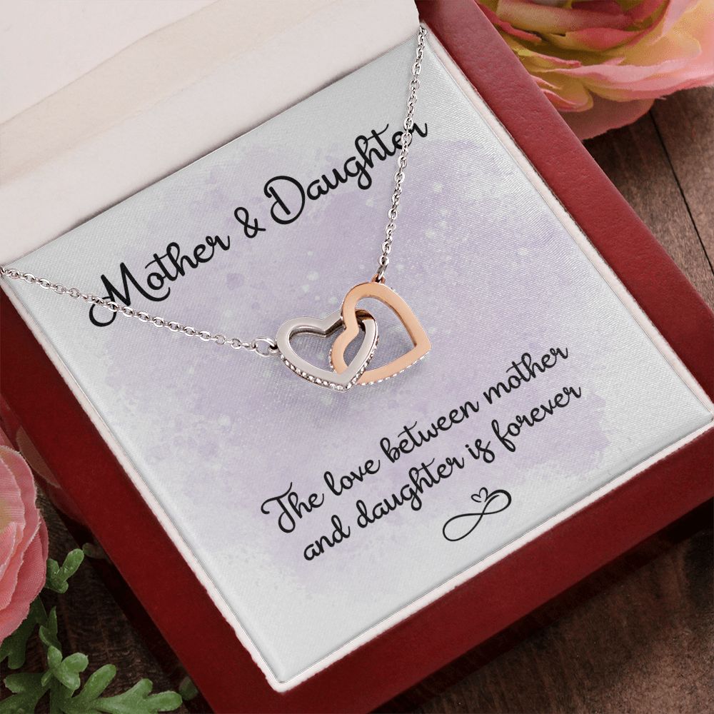 To My Daughter Necklace From Mom,Daughter Gifts From Mom,Mother Daughter Necklace,To My Daughter Necklace From Mommy On Birthday Christmas Mothers Valentines Day Anniversary Graduation Jewelry Pendant