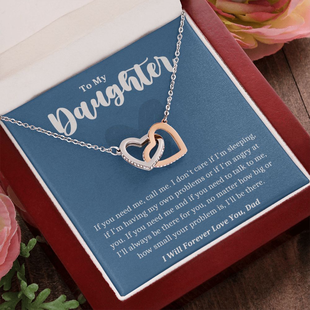 To My Daughter Necklace From Dad, Daughter Father Necklace, Gift For Daughter From Dad, Daughter Gift From Dad Christmas, Daughter Birthday Gift From Dad, Father Daughter Necklace, Wedding Graduation