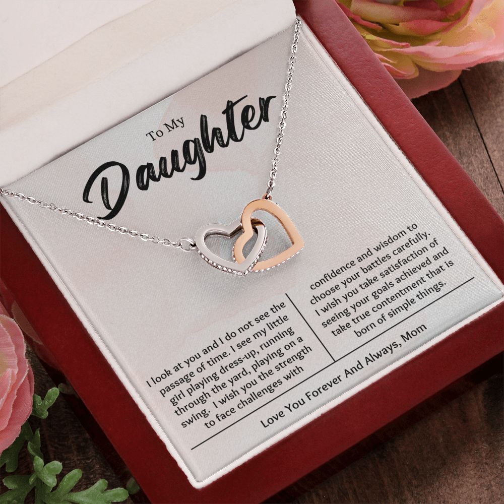 Daughter Gift From Mom To Daughter Necklace For Daughter Gift For Daughter From Mom Daughter Gift From Dad To Daughter Birthday Gift, Daughter Graduation Gift From Parents, Gift For Valentines Mothers