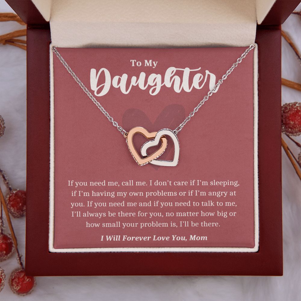 Daughter Necklaces From Mom Sterling Silver, To My Daughter Necklace From Mom, Daughter Christmas Gift Necklace, Birthday Present, Daughter Graduation Gift, Daughter Gift, Daughter Jewelry