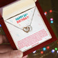 Happy 30th Birthday Special Interlocking Hearts Necklace