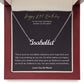 Happy 21st Birthday Milestone Custom Name Necklace