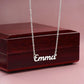 Happy 50th Birthday Loved And Adored Custom Name Necklace