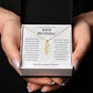 To A Special Woman On Her 40th Birthday Vertical Name Necklace